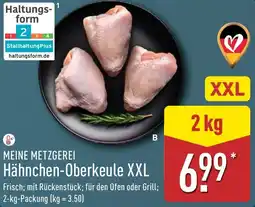 Aldi Nord MEINE METZGEREI Hähnchen-Oberkeule XXL Angebot