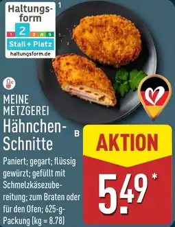 Aldi Nord MEINE METZGEREI Hähnchen Schnitte Angebot