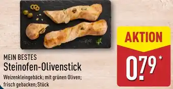 Aldi Nord MEIN BESTES Steinofen-Olivenstick Angebot