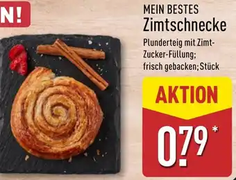 Aldi Nord MEIN BESTES Zimtschnecke Angebot