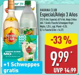 Aldi Nord HAVANA CLUB Especial/Añejo 3 Años Angebot