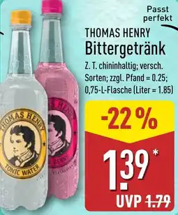 Aldi Nord THOMAS HENRY Bittergetränk Angebot
