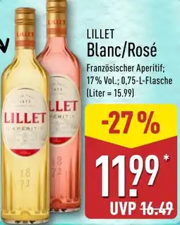 Aldi Nord LILLET Blanc/Rosé Angebot