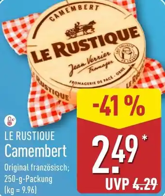 Aldi Nord LE RUSTIQUE Camembert Angebot