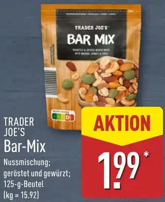 Aldi Nord TRADER JOE'S Bar-Mix Angebot