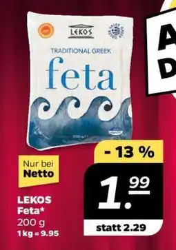 NETTO LEKOS Feta Angebot