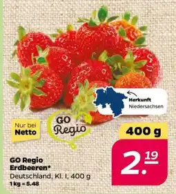 NETTO GO Regio Erdbeeren Angebot