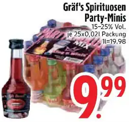 Edeka Gräf's Spirituosen Party-Minis Angebot
