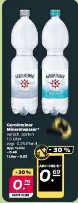 NETTO Gerolsteiner Mineralwasser Angebot