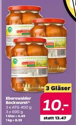 NETTO EBERSWALDER Bockwurst Angebot