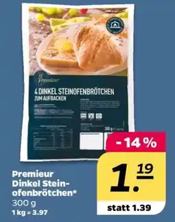 NETTO Premieur Dinkel Steinofenbrötchen Angebot