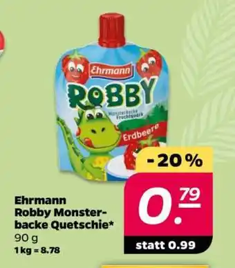 NETTO Ehrmann Robby Monster-backe Quetschie Angebot