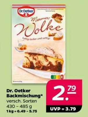 NETTO Dr. Oetker Backmischung Angebot
