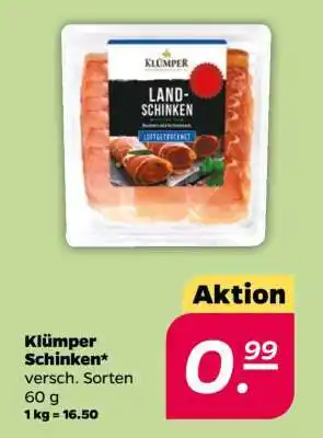 NETTO KLUMPER Schinken Angebot
