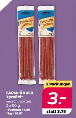 NETTO FARMLÄNDER Tyrolini Angebot