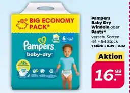 NETTO Pampers Baby Dry Windeln oder Pants Angebot