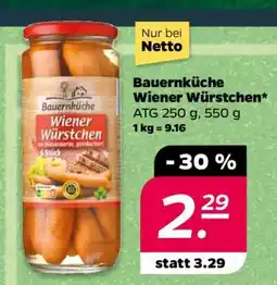 NETTO Bauernküche Wiener Würstchen Angebot
