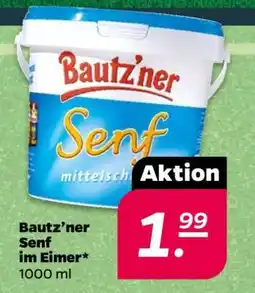 NETTO Bautz'ner Senf im Eimer Angebot