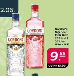 NETTO Gordon's Dry oder Pink Gin Angebot