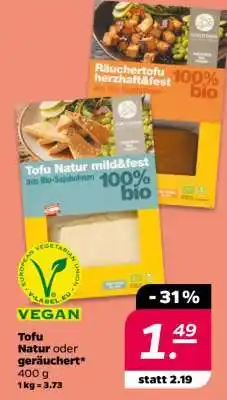 NETTO Tofu natur oder geräuchert Angebot