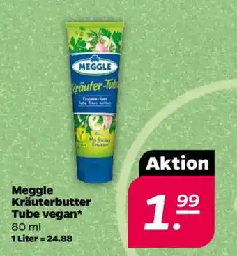 NETTO Meggle Kräuterbutter Tube vegan Angebot
