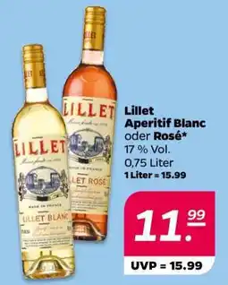 NETTO Lillet Aperitif Blanc oder Rosé Angebot