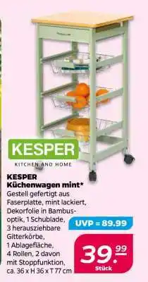 NETTO KESPER Küchenwagen mint Angebot