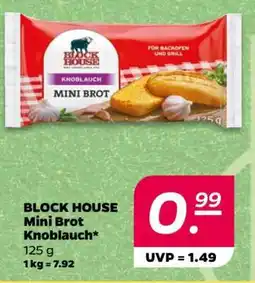 NETTO BLOCK HOUSE Mini Brot Knoblauch Angebot