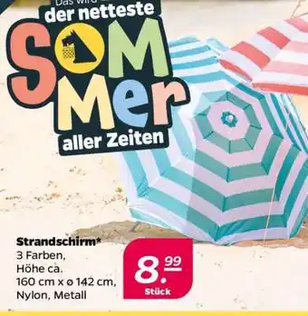 NETTO Strandschirm Angebot