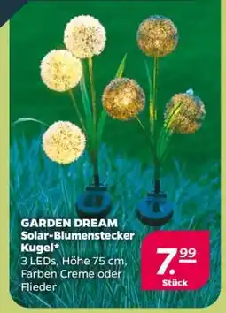 NETTO GARDEN DREAM Solar-Blumenstecker Kugel Angebot