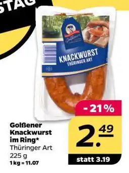 NETTO Golßener Knackwurst im Ring Angebot