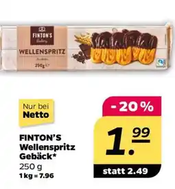 NETTO FINTON’S Wellenspritz Gebäck Angebot