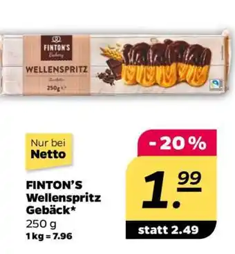 NETTO FINTON’S Wellenspritz Gebäck Angebot