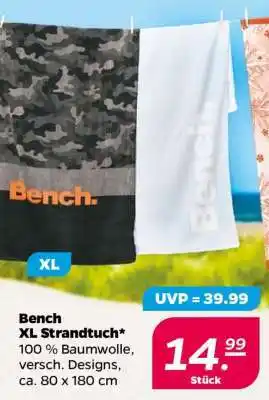 NETTO Bench XL Strandtuch Angebot