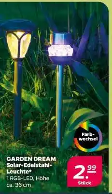 NETTO GARDEN DREAM Solar-Edelstahl-Leuchte Angebot