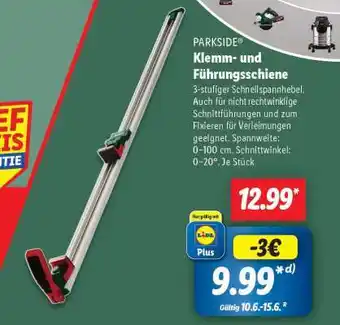 Lidl PARKSIDE Klemm- und Führungsschiene Angebot