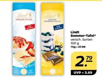NETTO Lindt Sommer-Tafel Angebot