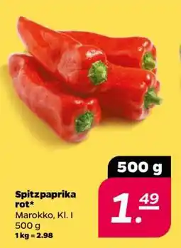 NETTO Spitzpaprika rot Angebot