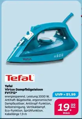 NETTO Tefal Virtuo Dampfbügeleisen FV1712 Angebot