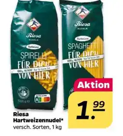 NETTO Riesa Hartweizennudel Angebot