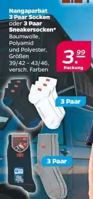 NETTO Nangaparbart 3 Paar Socken oder 3 Paar Sneakersocken Angebot