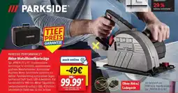 Lidl PARKSIDE PERFORMANCE Akku-Metallhandkreissäge Angebot