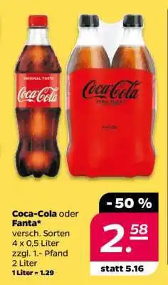 NETTO Coca-Cola oder Fanta Angebot