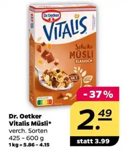 NETTO DR. OETKER Vitalis-Müsli Angebot