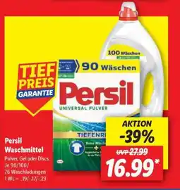 Lidl PERSIL Waschmittel Angebot
