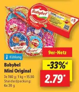 Lidl Babybel Mini Original Angebot