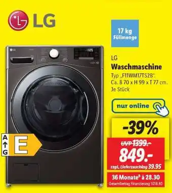 Lidl LG Waschmaschine Angebot
