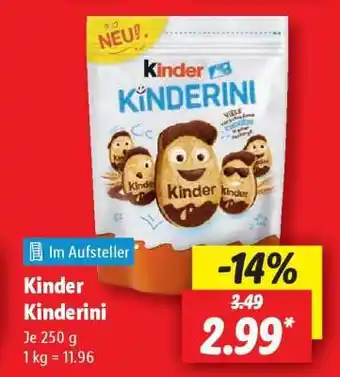 Lidl KINDER Kinderini Angebot