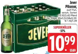 Edeka Jever Pilsener Angebot