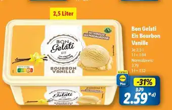 Lidl Bon Gelati Eis Bourbon Vanille Angebot